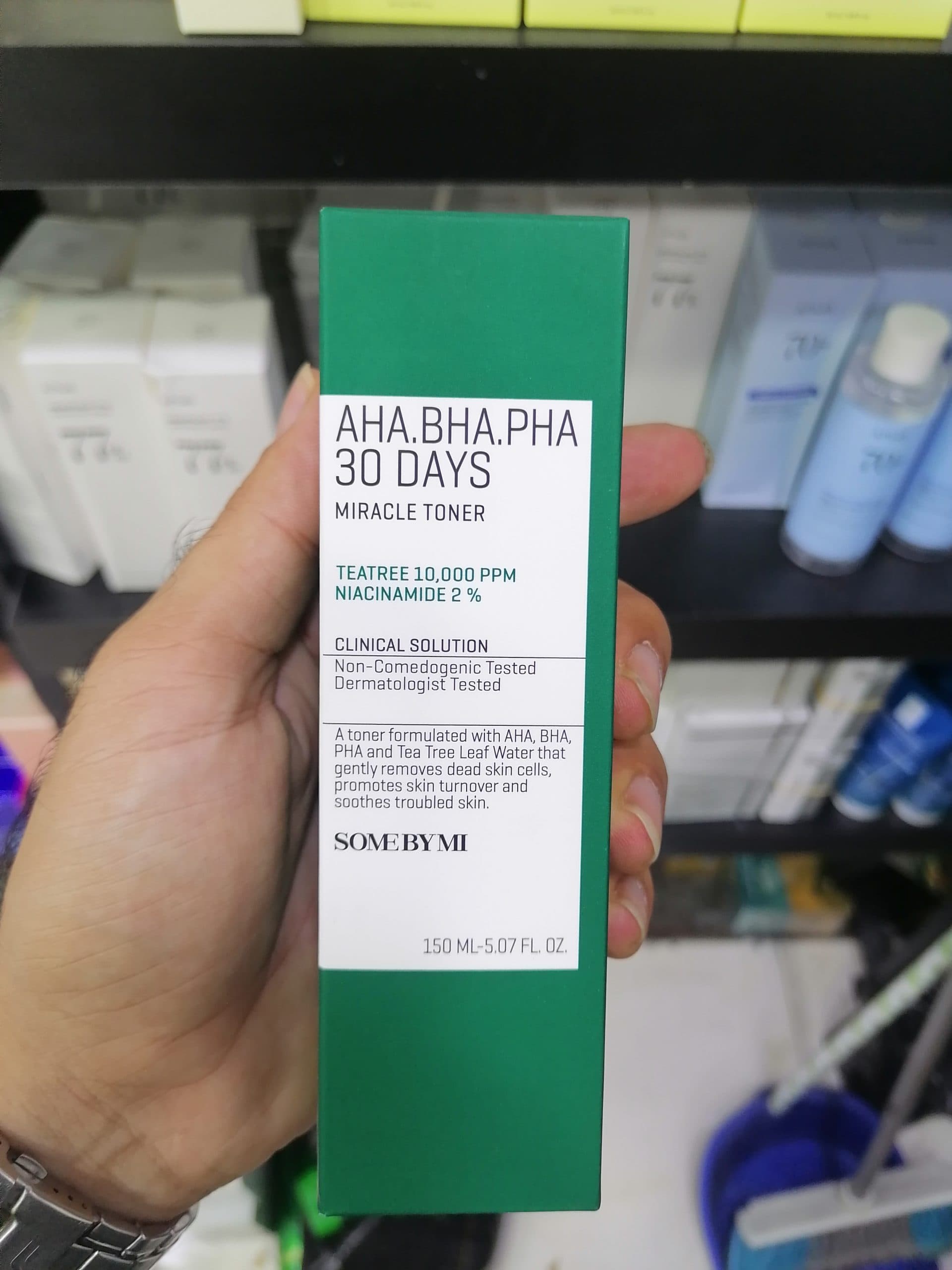 تونر معجزه ۳۰ روزه AHA BHA PHA سوم بای می SOME BY MI ۳۰ Days Miracle Toner – با حجم ۱۵۰ میلی‌لیتر **اورجینال (عمده و تک)