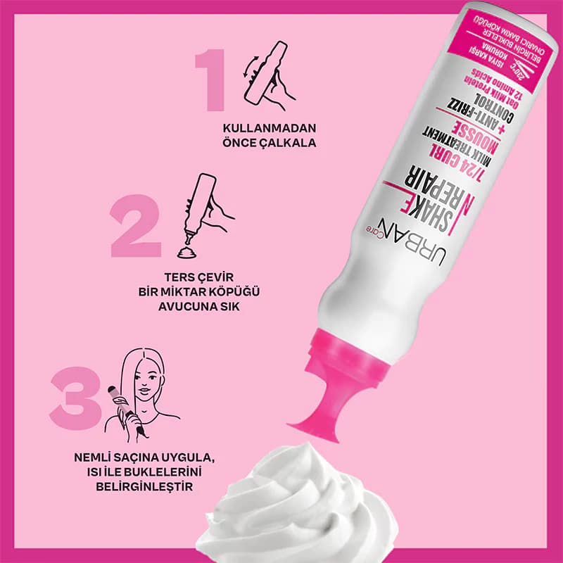 موس ضد وز موی فر اربن کر SHAKE & REPAIR حجم 150 میل — تصویر ۳