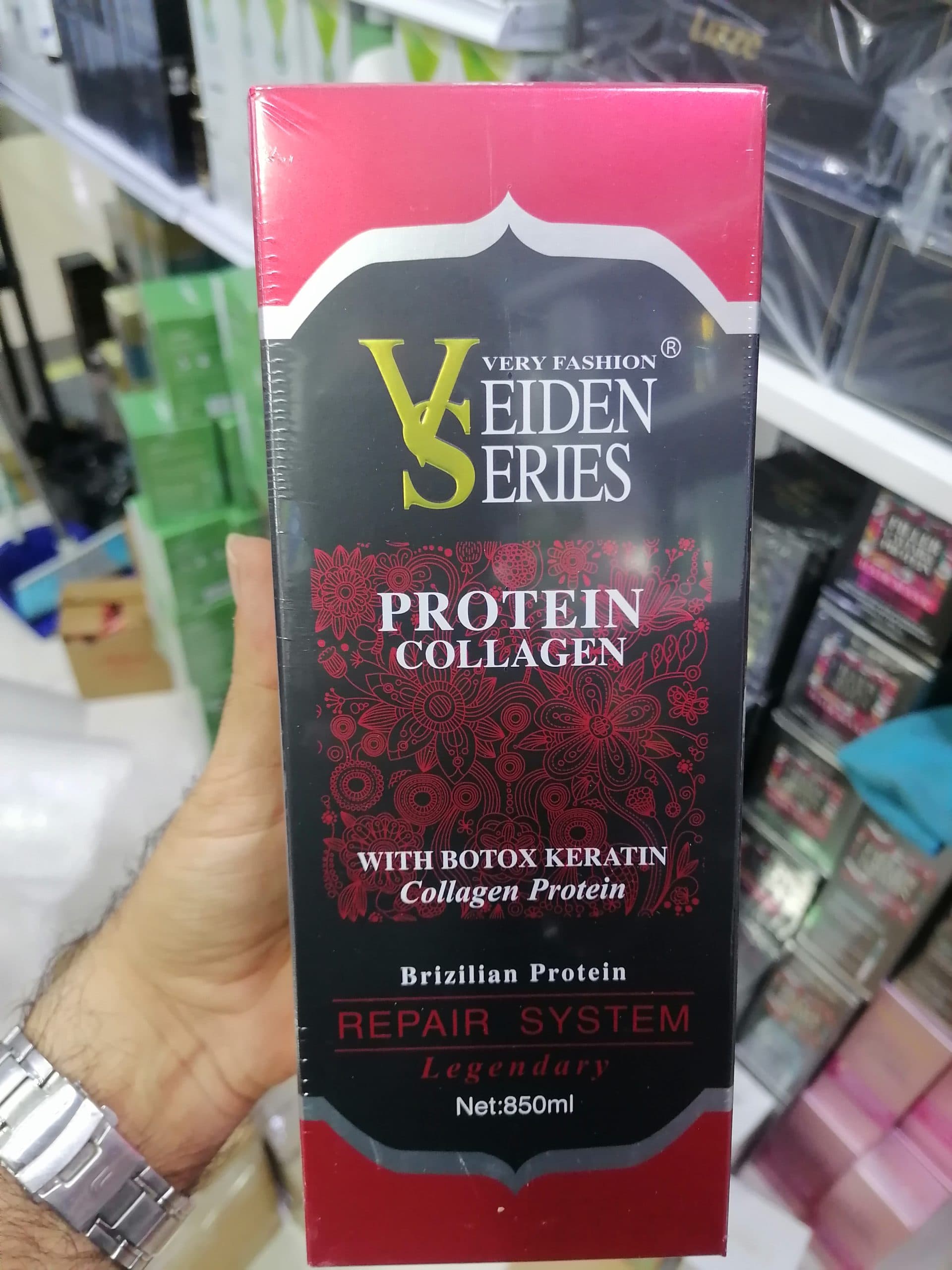 کرم مو پروتئین کلاژن بوتاکس کراتین ویدن سریز Veiden Protein Collagen – ۸۵۰ میلی‌لیتر **اورجینال (عمده و تک)