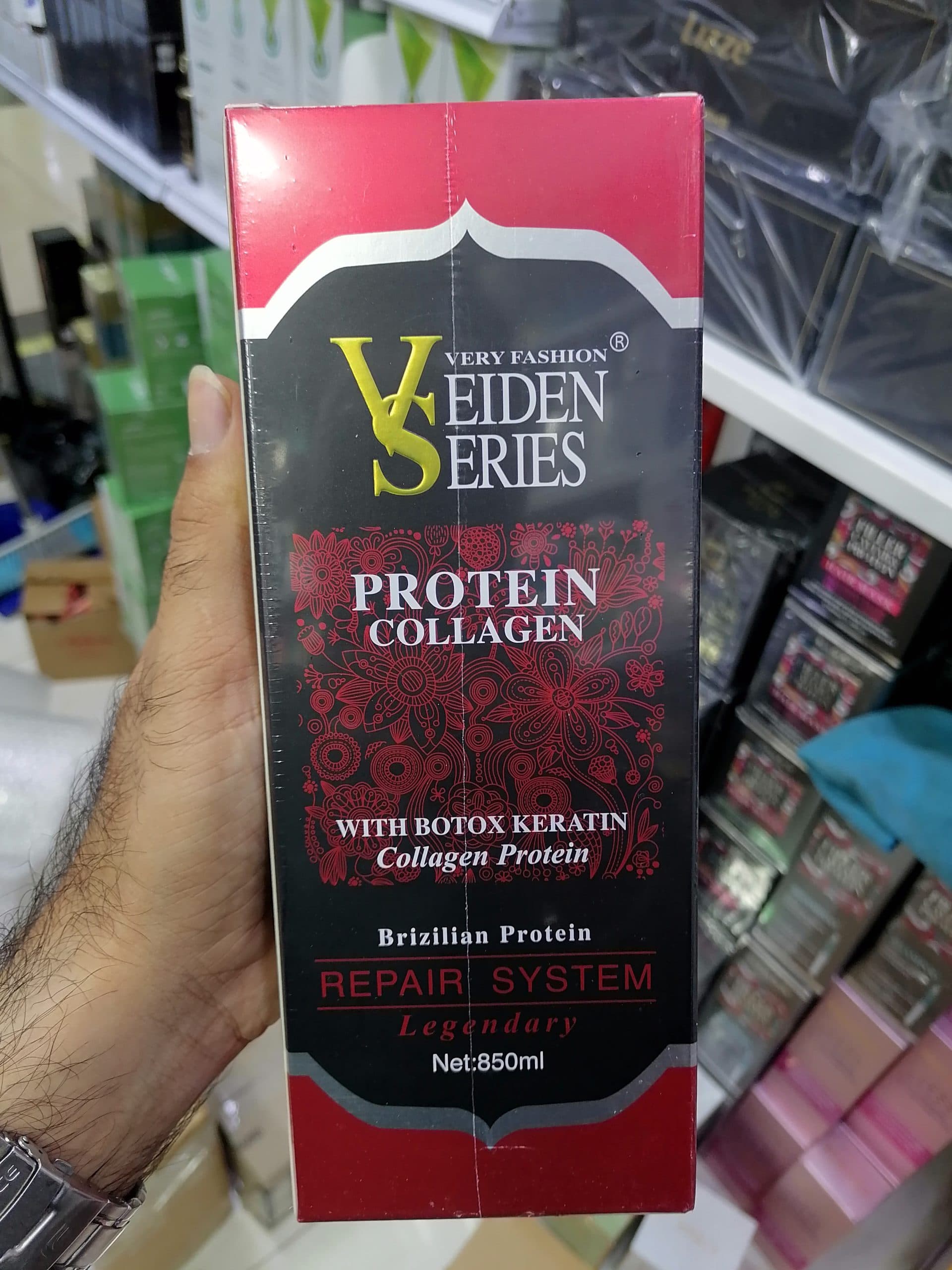 کرم مو پروتئین کلاژن بوتاکس کراتین ویدن سریز Veiden Protein Collagen – ۸۵۰ میلیلیتر **اورجینال (عمده و تک) — تصویر ۳