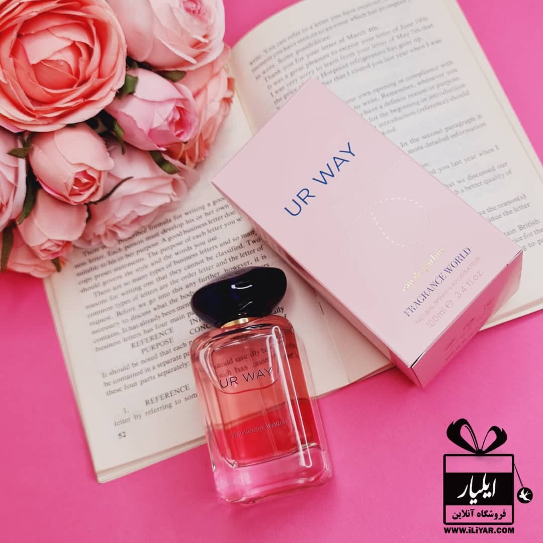 عطر ادکلن مای وی زنانه UR WAY فرگرانس ورد – حجم 100 میل — تصویر ۳