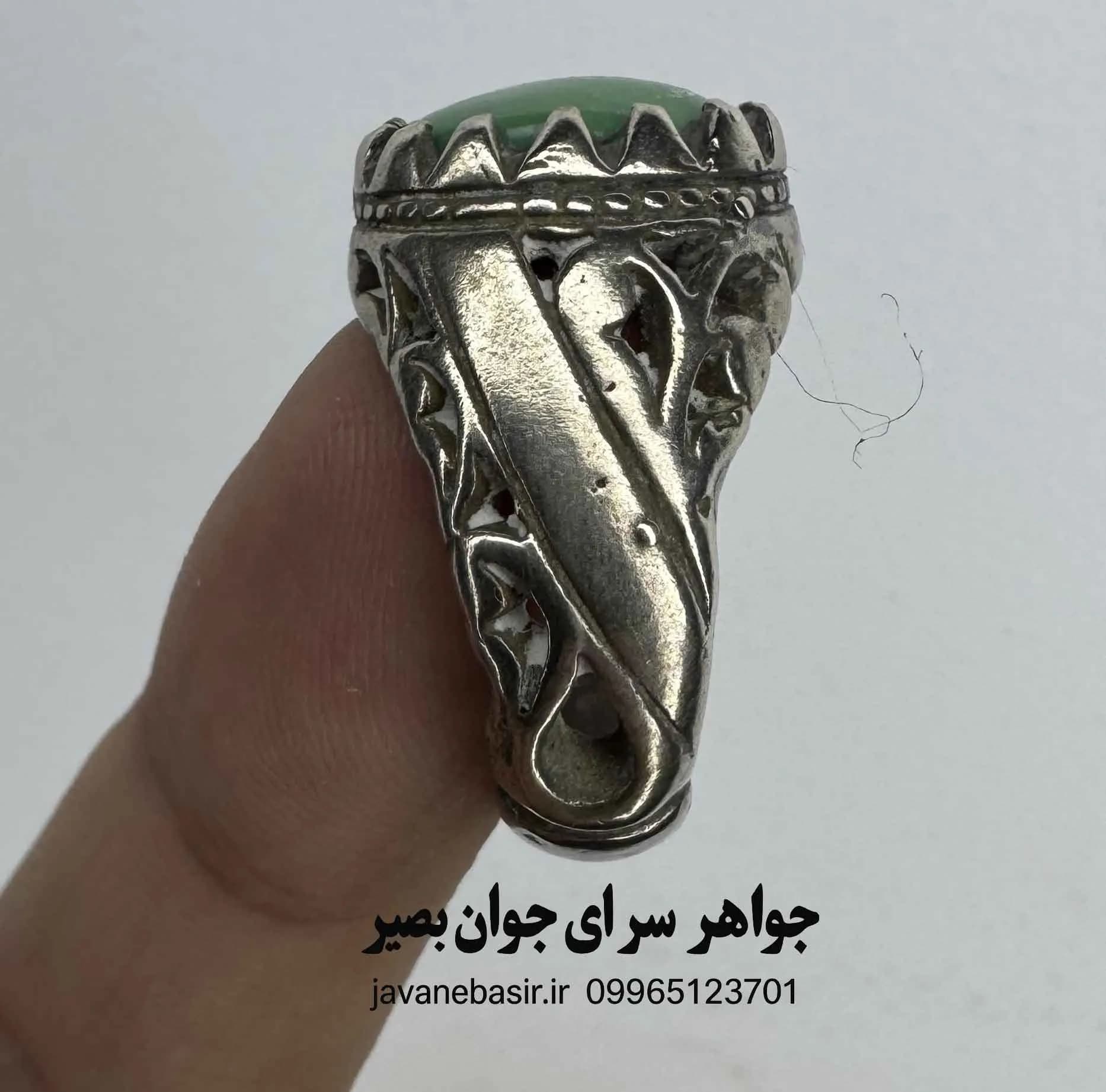 انگشتر فیروزه نیشابور با رنگ دریا | لحظه‌ای از ساحل تا آسمان — تصویر ۲