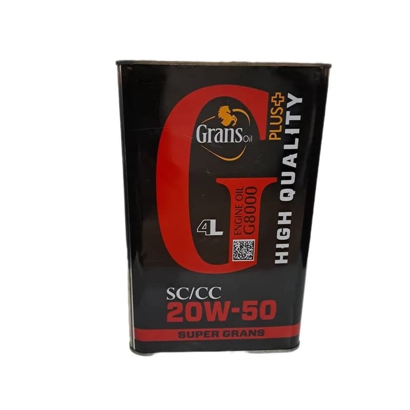 روغن موتور گرنس اویل مدل G8000 20W50 SC/CC حجم 4 لیتر