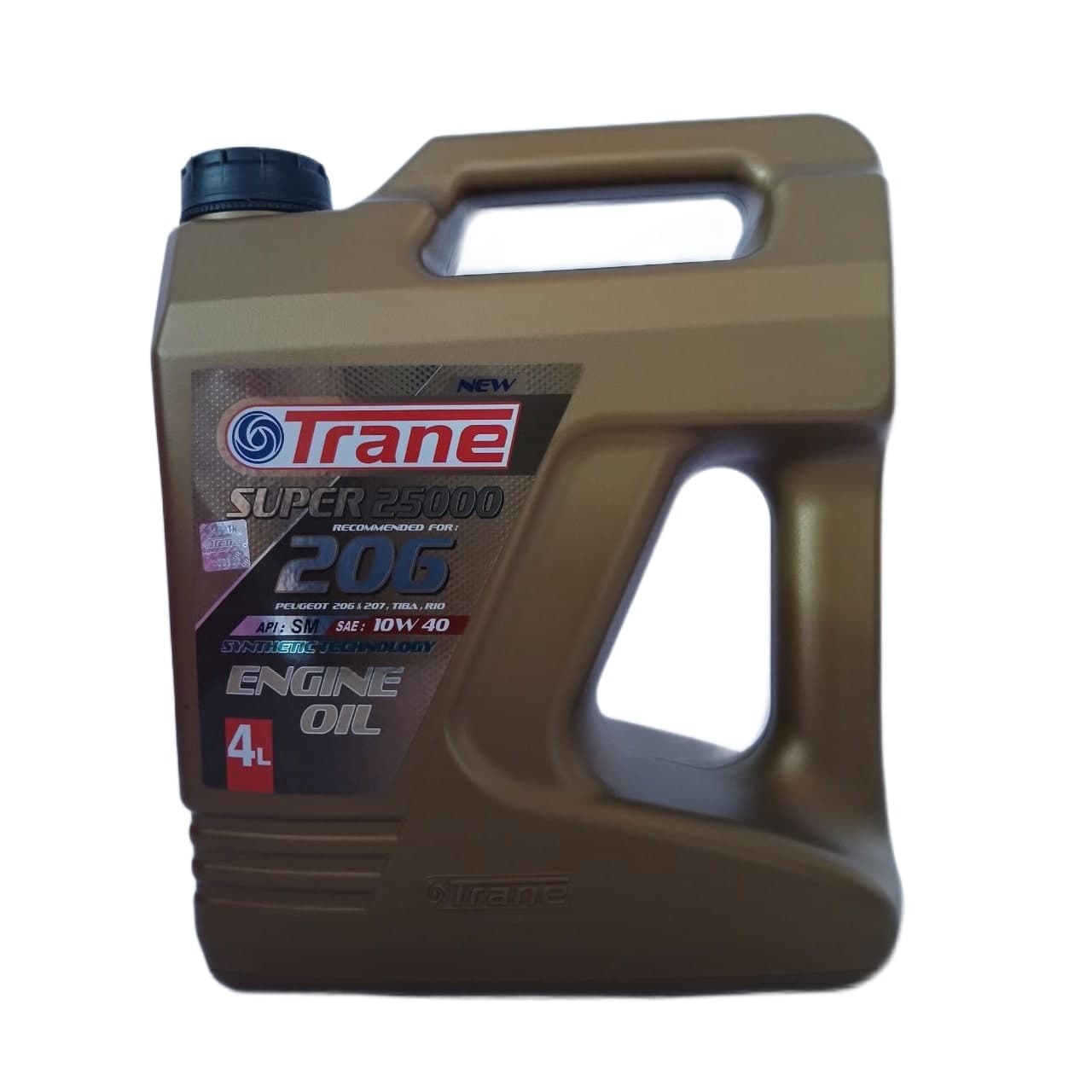 روغن موتور TRANE مدل SUPER25000 حجم 4 لیتر