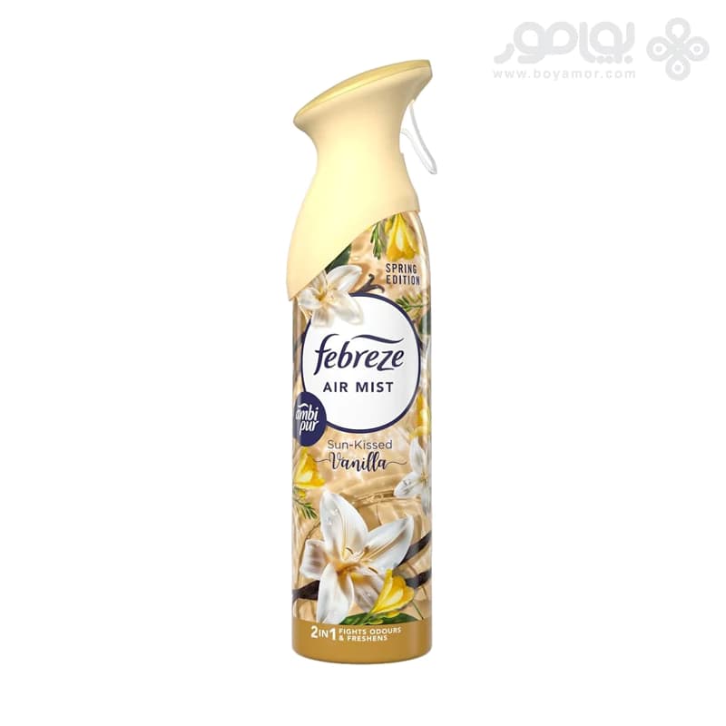اسپری خوشبو کننده هوا فبریز مدل SUN KISSED VANILLA