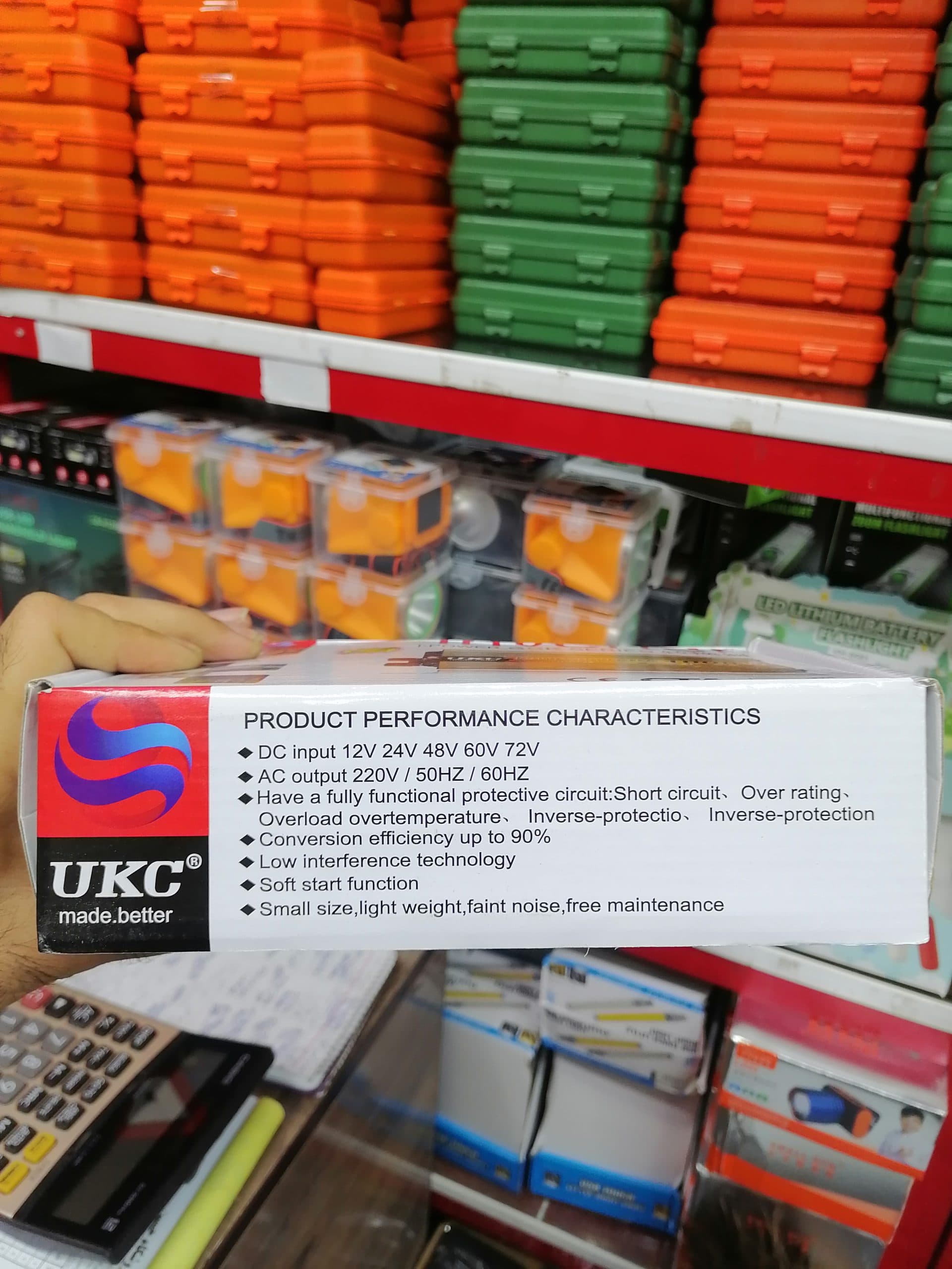 مبدل برق و اینورتور 1000W برند UKC made better مدل SSK-1000W اورجینال(عمده و تک) — تصویر ۳