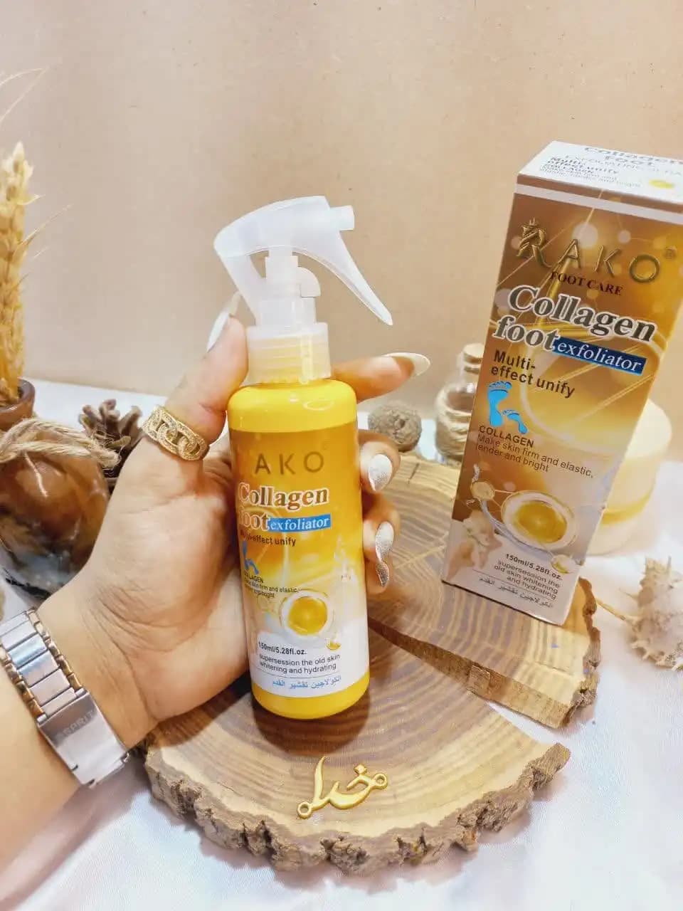 اسپری رفع ترک و خشکی پا و بدن قوی کلاژن فوت COLLAGEN FOOT راکو RAKO