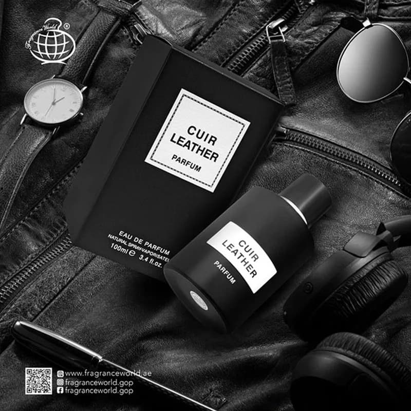 عطر ادکلن تامفورد امبرلدر Cuir Leather فرگرانس ورد – حجم 100 میل — تصویر ۶