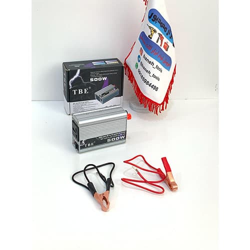 مبدل برق خودرو TBE مدل 1200 وات 12V-TO-220V — تصویر ۶