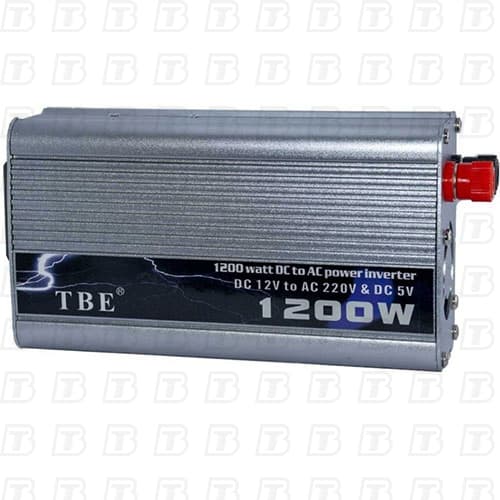 مبدل برق خودرو TBE مدل 1200 وات 12V-TO-220V