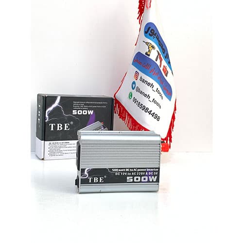 مبدل برق خودرو TBE مدل 1200 وات 12V-TO-220V — تصویر ۵