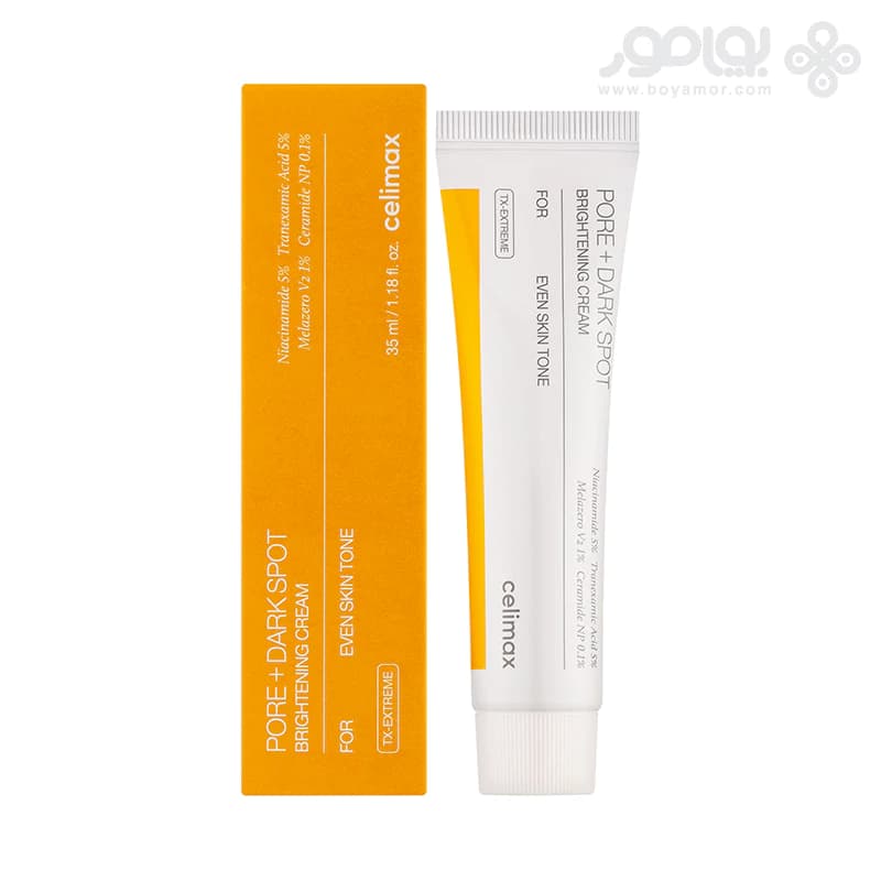 کرم ضد لک و کنترل منافذ سلیمکس BRIGHTENING حجم 35 میل — تصویر ۲