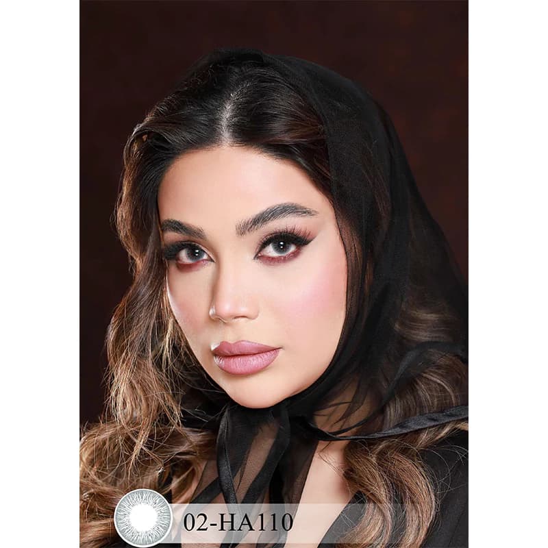 لنز رنگی ماهانه بیوتی شماره 02 کد HA110 — تصویر ۲
