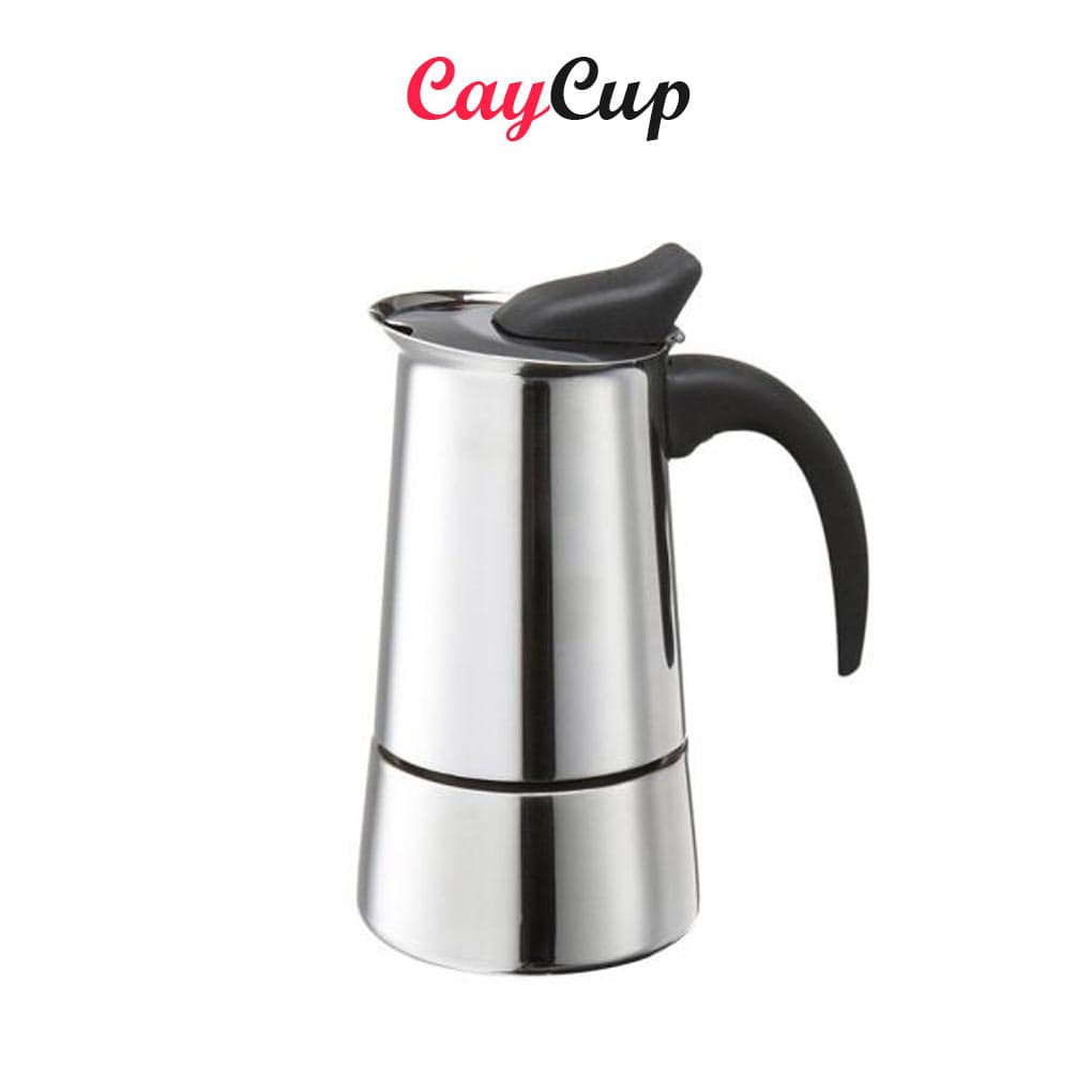 قهوه جوش و اسپرسو ساز استیل مدل 2 Cup