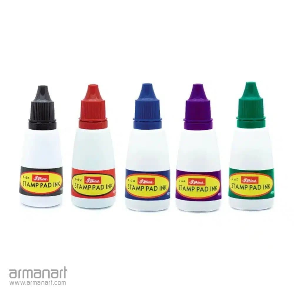 جوهر مهر ژلاتینی 28 میلی لیتر Shiny Stamp Ink S