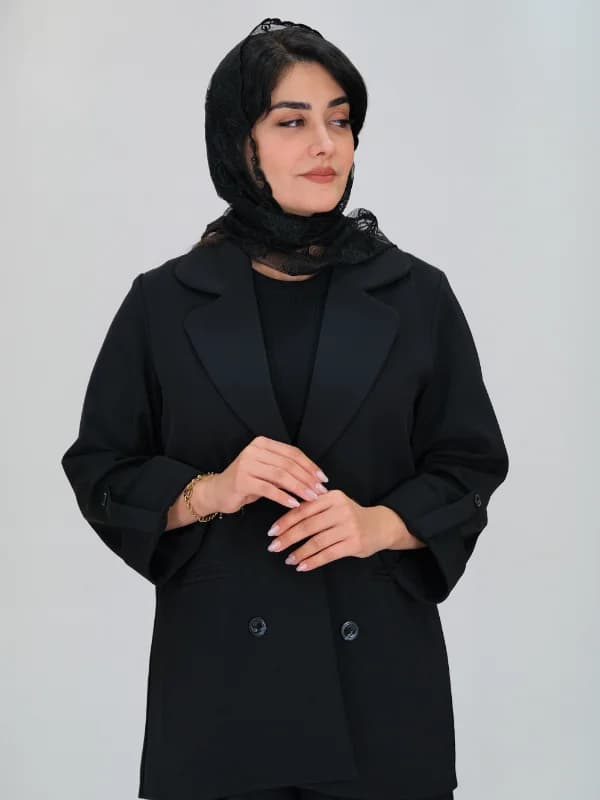 تک کت یقه دلبری مدل 10528 — تصویر ۴