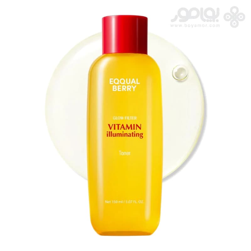 تونر ضدلک و روشن کننده اکوال بری VITAMIN ILLUMINATING حجم 150 میل — تصویر ۲