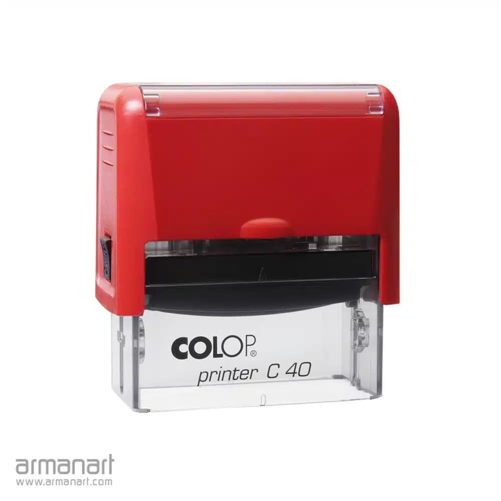 مهر ژلاتینی مستطیل Colop Printer C 40 — تصویر ۳