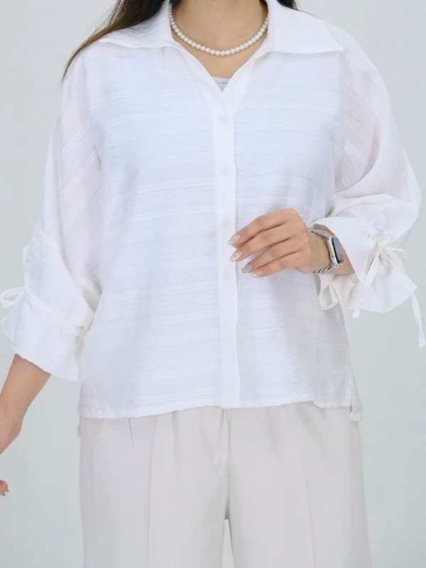 شومیز شیشه ای ندا مدل 10468 — تصویر ۵