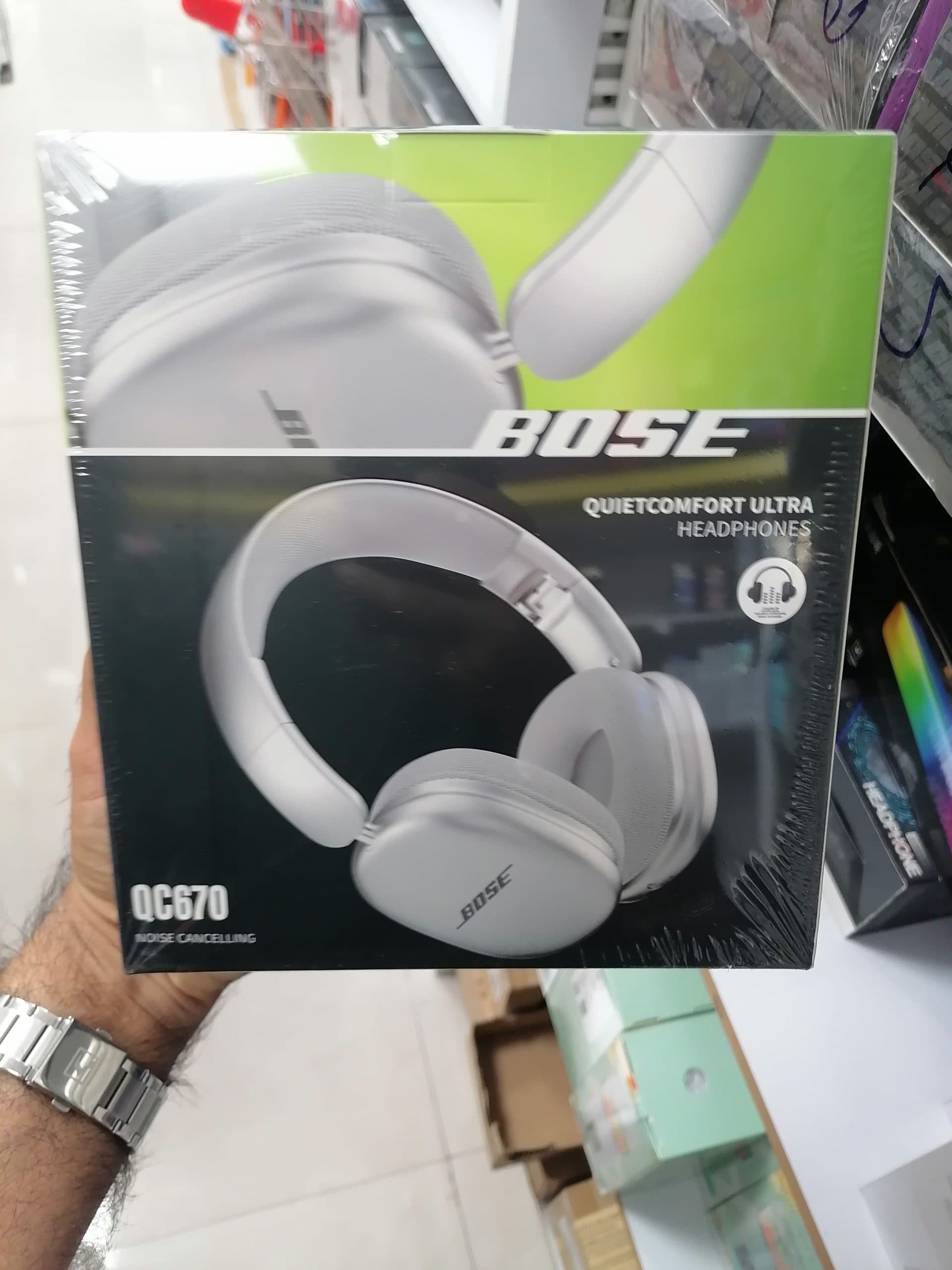 هدفون بلوتوثی برند BOSE مدل QC670 کیفیت عالی (عمده و تک)