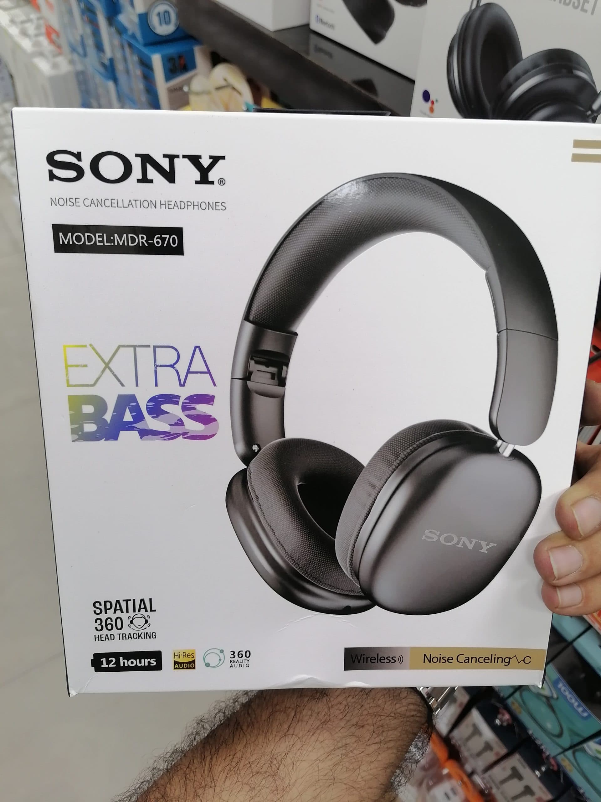 هدفون بلوتوثی برند SONY مدل MDR-670 اکسترا بیس کیفیت عالی (های کپی واقعی) (عمده و تک) — تصویر ۳
