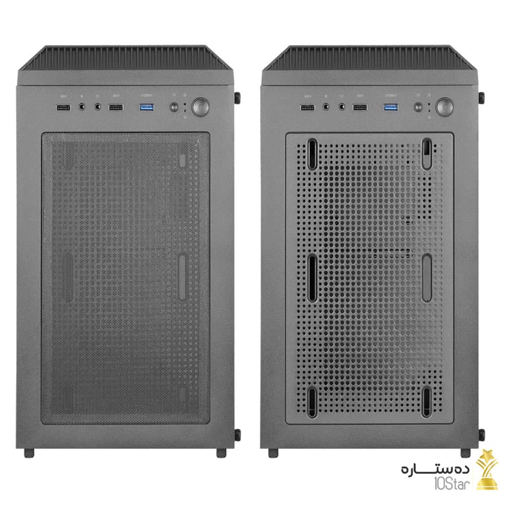 کیس کامپیوتر گرین Arad RGB Mid Tower مشکی — تصویر ۳