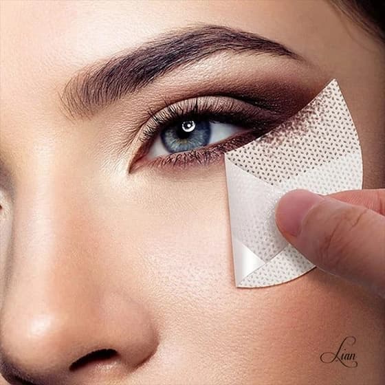 پد زیر چشم اکستنشن مژه 40 عددی کد 2 — تصویر ۴