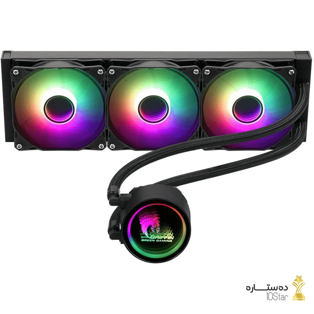 خنک کننده آبی پردازنده گرین مدل GLACIER 360 ECO-ARGB — تصویر ۵