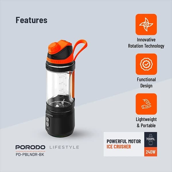 مخلوط کن قابل حمل پرودو مدل Nutrimix PDBLNDR240 — تصویر ۶