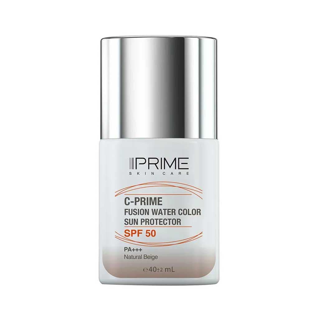 فلوئید ضد آفتاب رنگی بژ طبیعی SPF50 انواع پوست پرایم 40ml