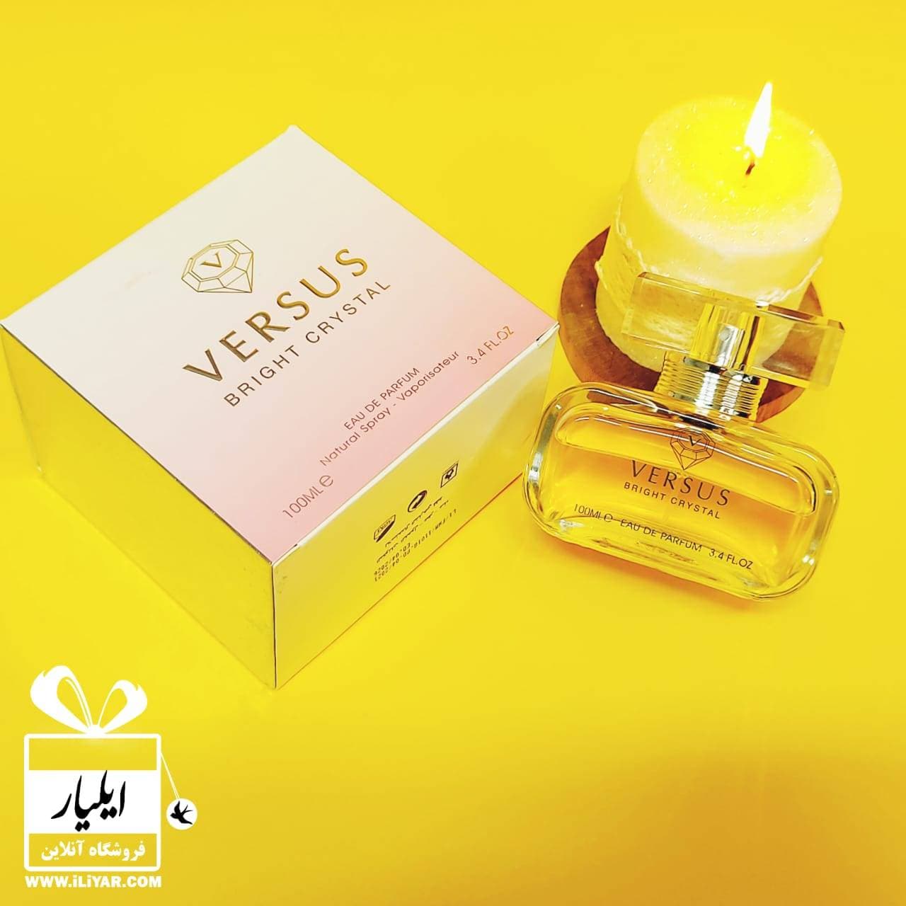 عطر ادکلن ورساچه ورسوس صورتی VERSUS BRIGHT CRYSTAL فرگرانس ورد – حجم 100 میل