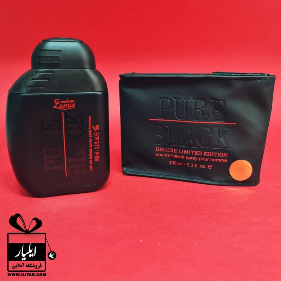 عطر ادکلن پیور بلک اصل PURE BLACK – حجم 100 میل — تصویر ۵