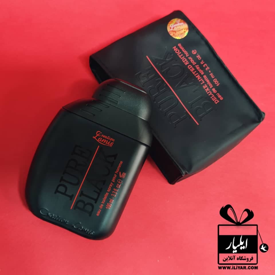 عطر ادکلن پیور بلک اصل PURE BLACK – حجم 100 میل — تصویر ۲