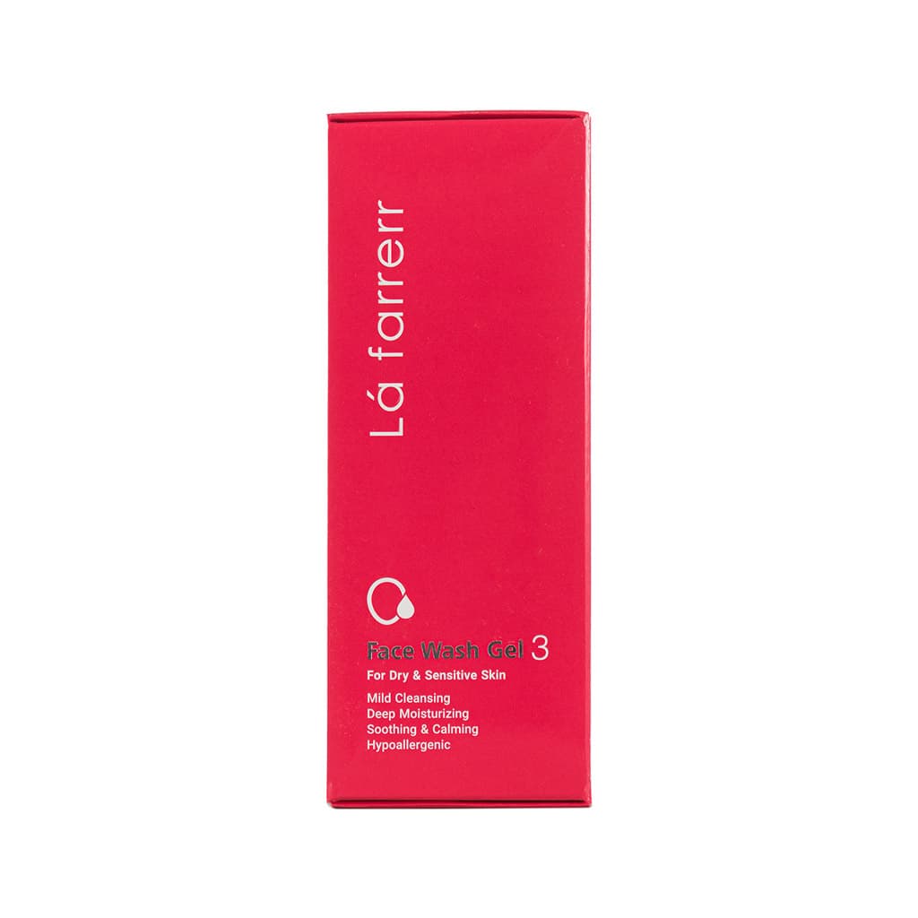 ژل شستشوی صورت شماره ۳ لافارر پوست خشک و حساس 150ml