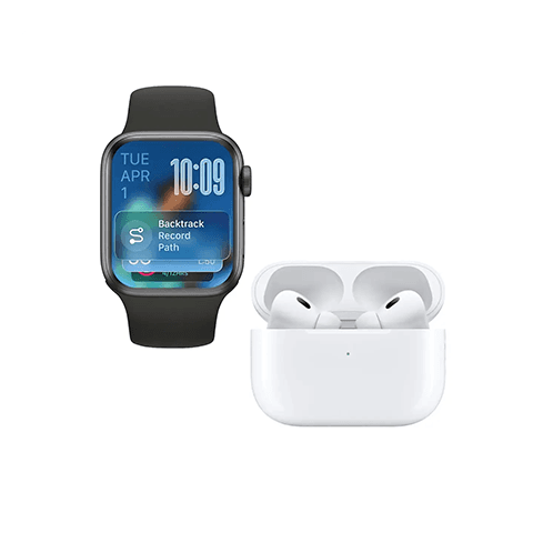 ساعت هوشمند و هندزفری بلوتوثی گرین لاین مدل GREEN LION DYNAMIC DUO GL-SWA11 GNDYDUOSWBUD — تصویر ۲