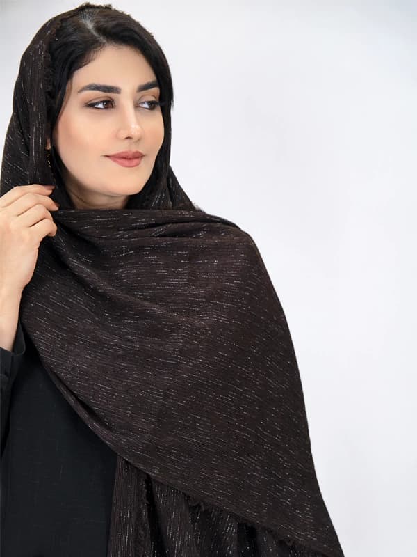 شال برشکا لمه دار ساده مدل 3051 — تصویر ۷