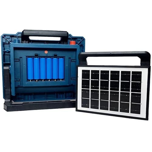 پروژکتور شارژی خورشیدی 200 وات مدل W8121-1 — تصویر ۶