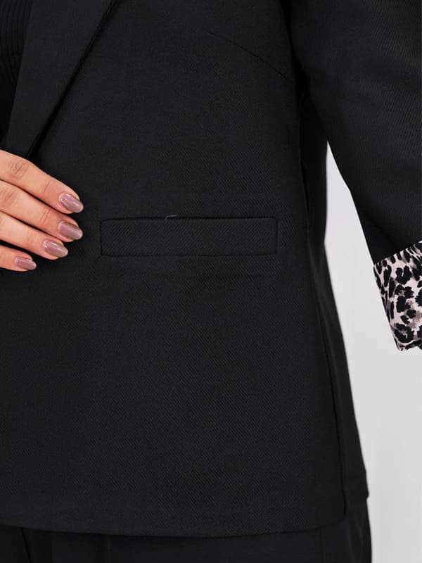 کت آستین پلنگی کوتاه مدل 10269 — تصویر ۴