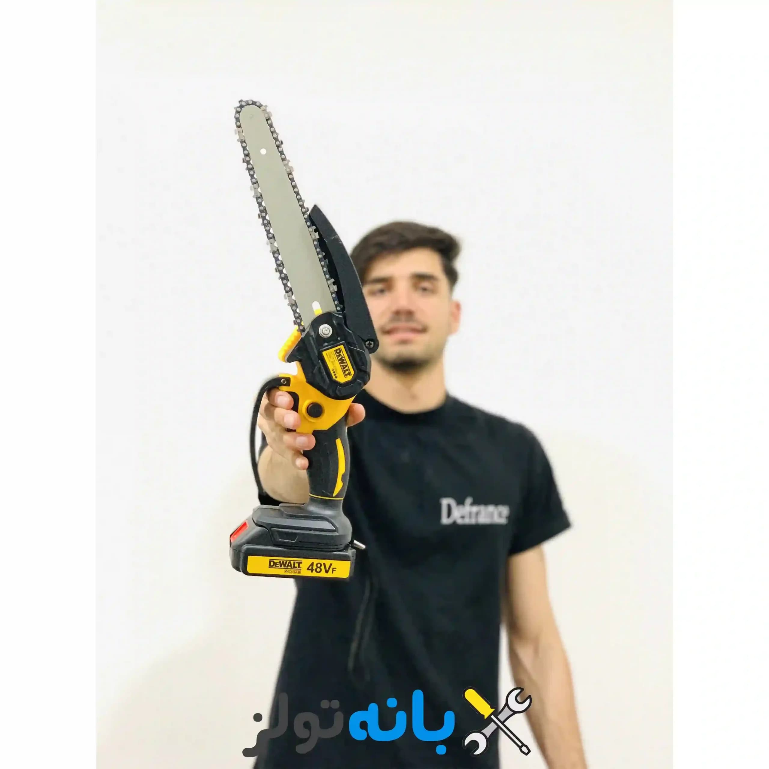 اره شارژی طرح دیوالت تیغه 20 سانتی — تصویر ۷