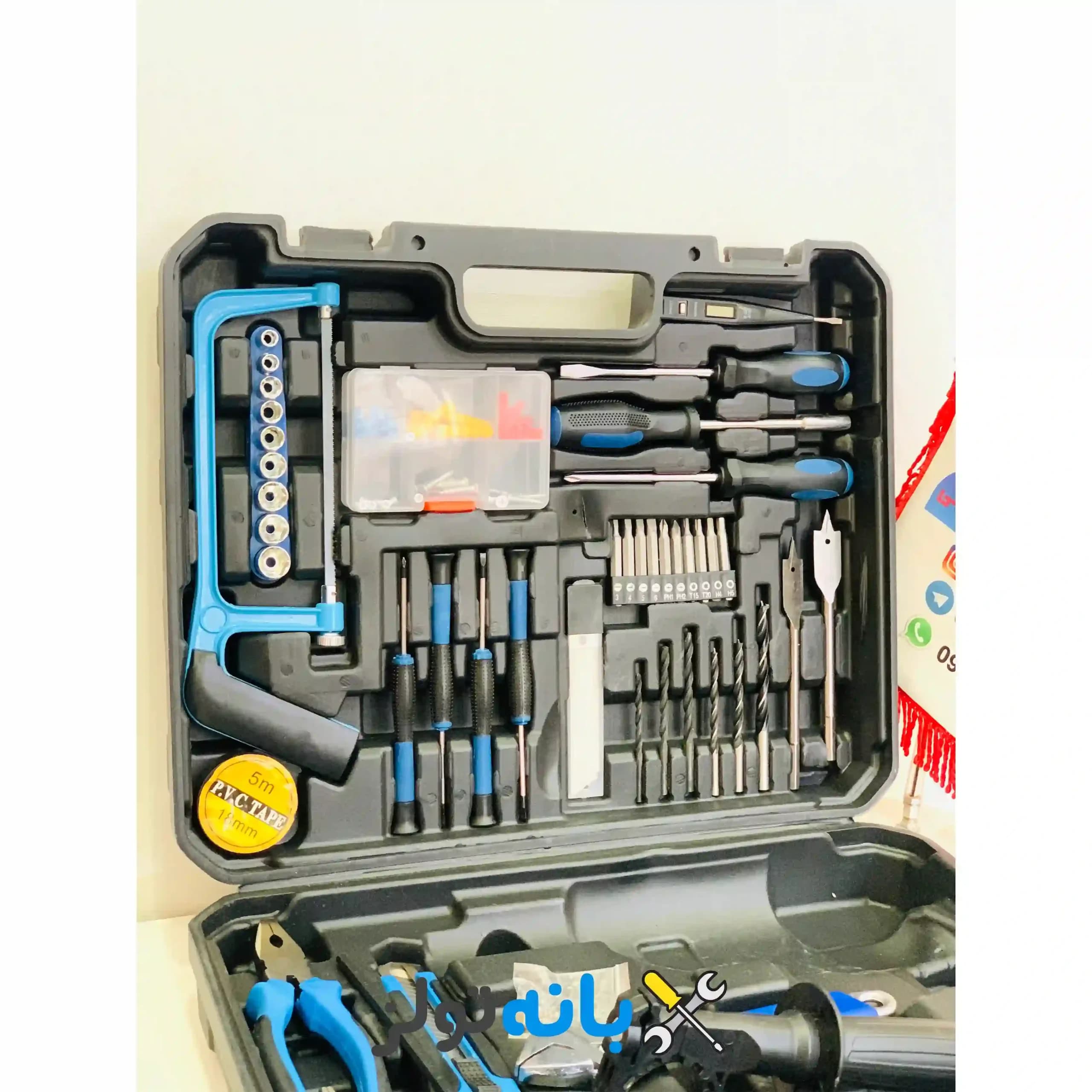 دریل برقی گیربکسی هیوندای با پک ابزار — تصویر ۵