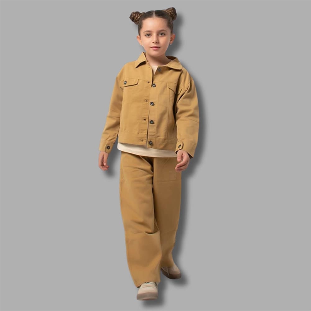 ست سه تیکه کتان دخترانه پسرانه طرح BT — تصویر ۲