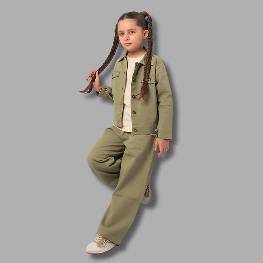 ست سه تیکه کتان دخترانه پسرانه طرح BT