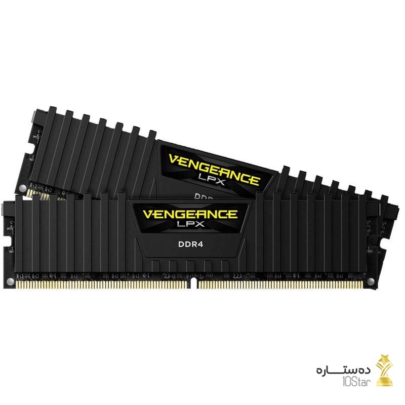 رم کامپیوتر کورسیر مدل Vengeance LPX 3200 _C16 dual ظرفیت 16 گیگابایت