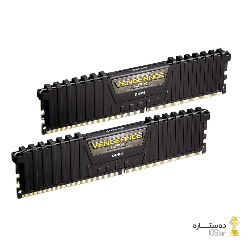 رم کامپیوتر کورسیر مدل Vengeance LPX 3200 _C16 dual ظرفیت 16 گیگابایت — تصویر ۳