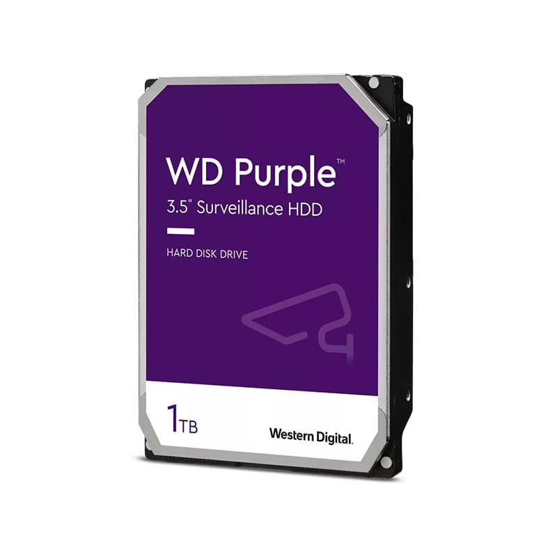 هارد بنفش وسترن دیجیتال مدل Purple WD10PURZ ظرفیت 1 ترابایت — تصویر ۳