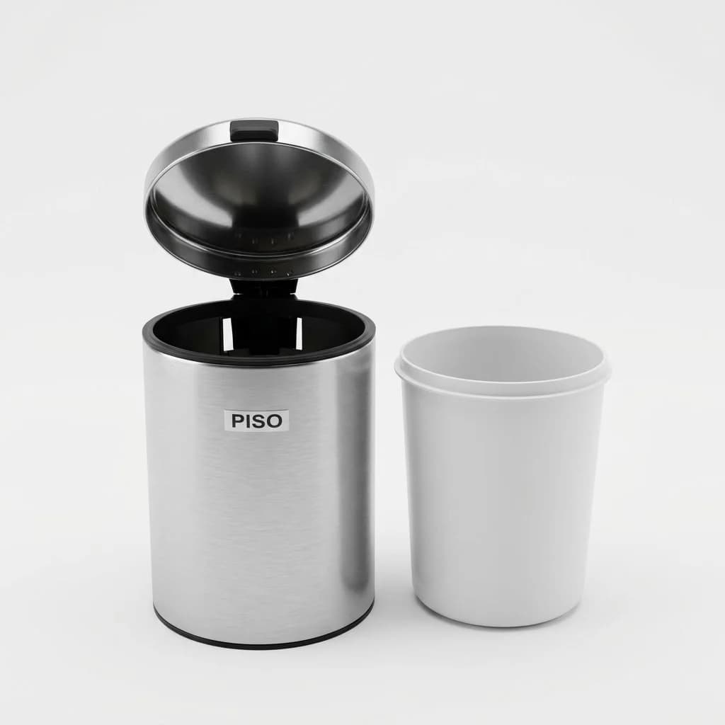 ست سطل و فرچه پیسو مدل دیواری p-3wt-msn — تصویر ۸