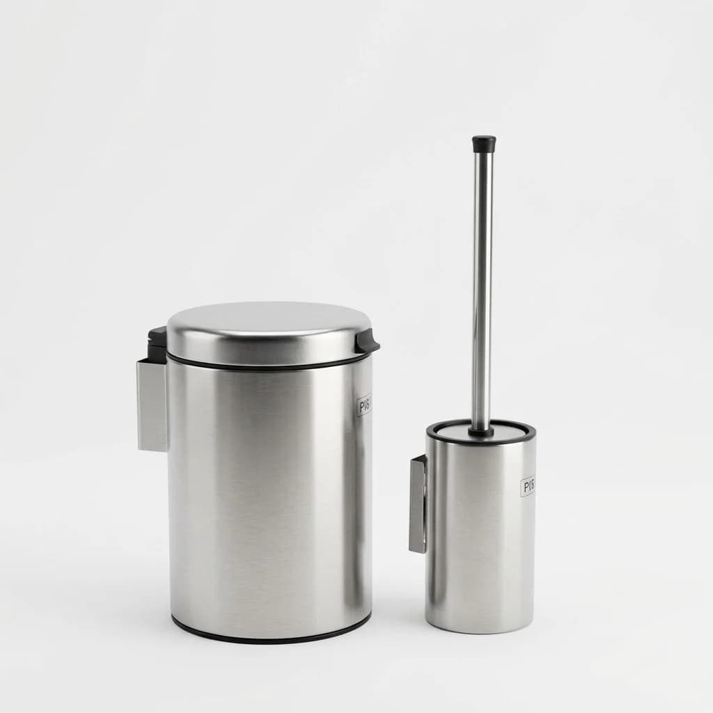 ست سطل و فرچه پیسو مدل دیواری p-3wt-msn — تصویر ۳