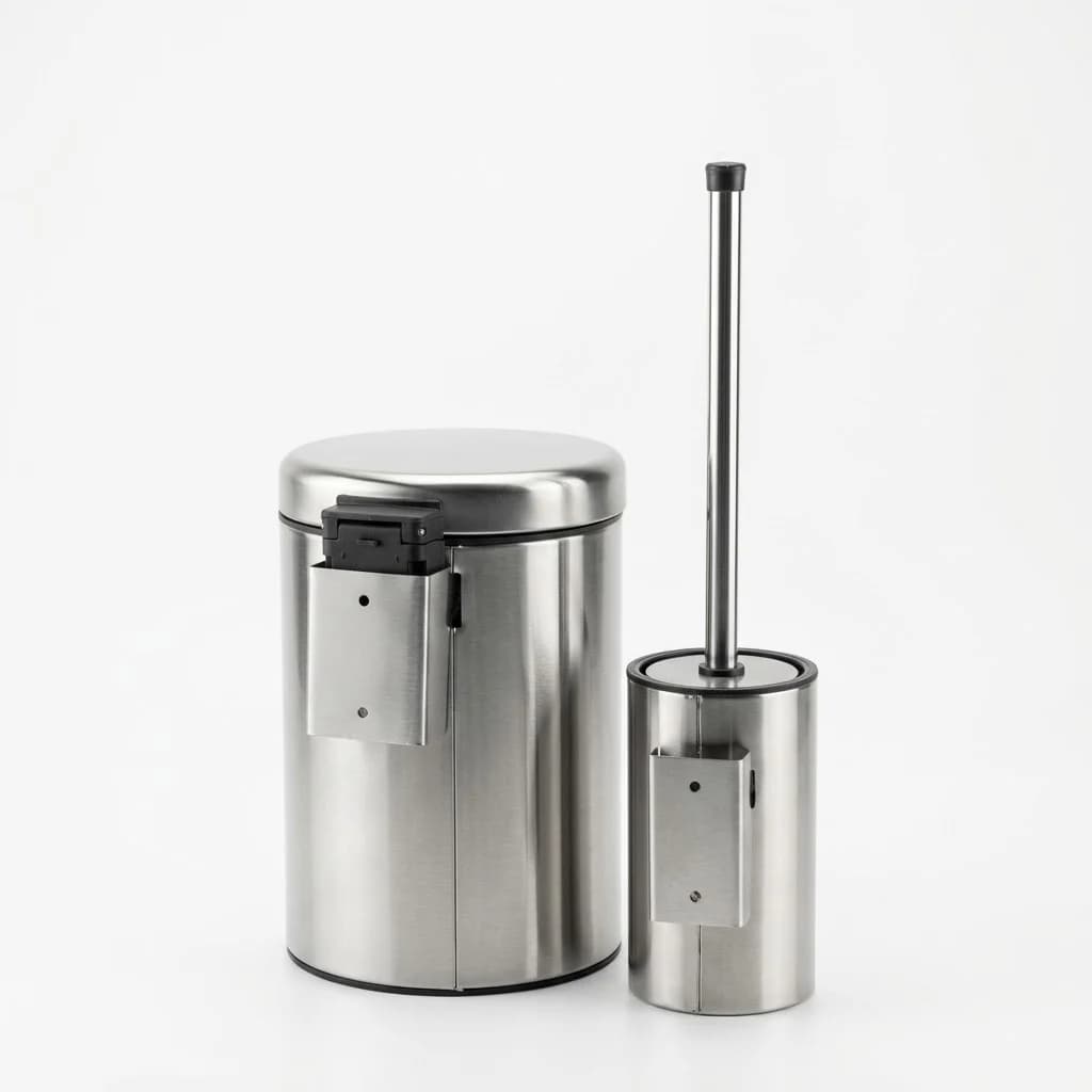 ست سطل و فرچه پیسو مدل دیواری p-3wt-msn — تصویر ۲