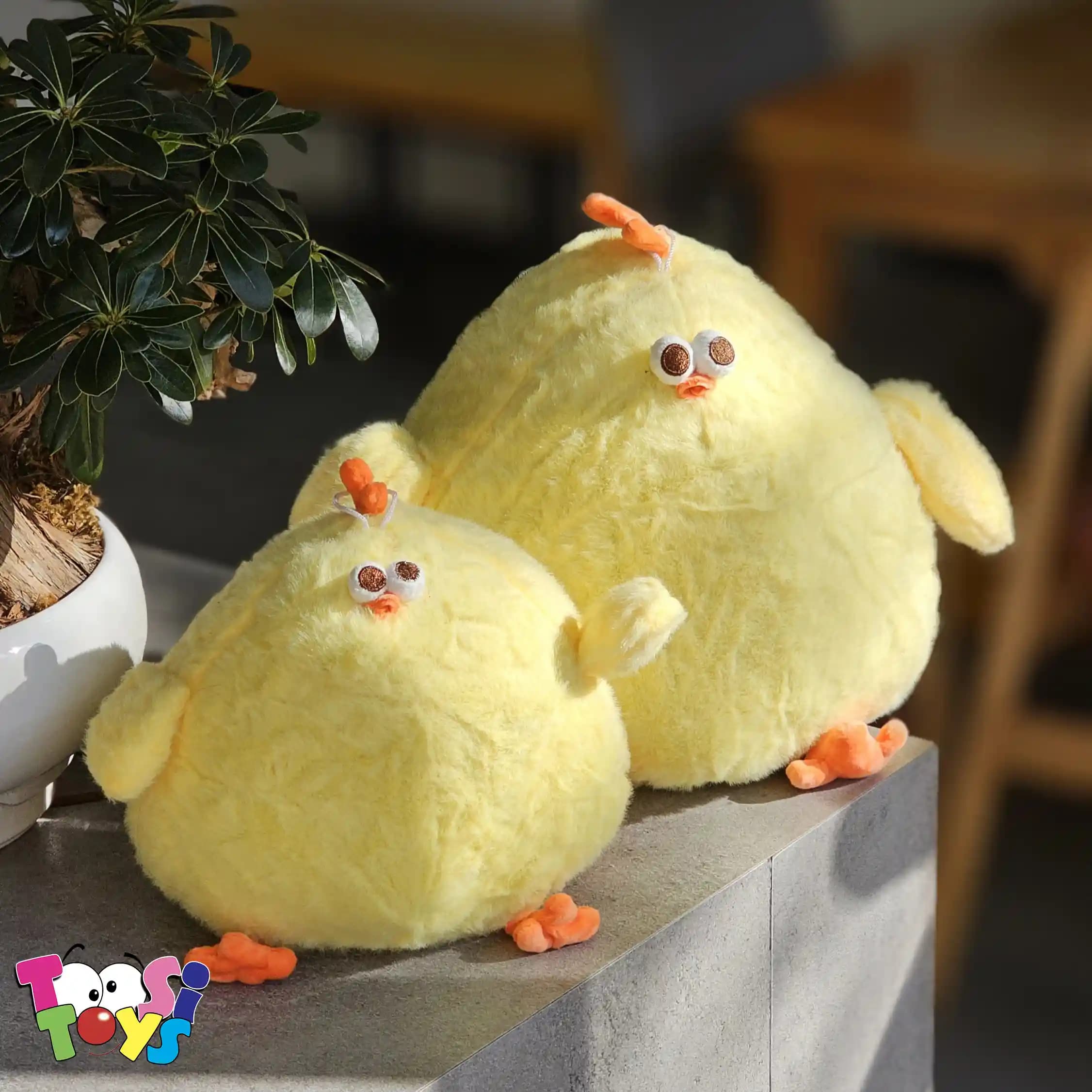 عروسک جوجه قلمبه پرزی — تصویر ۴