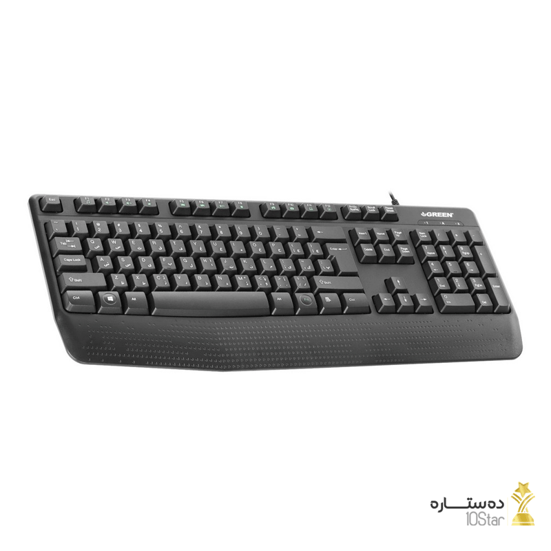 کیبورد گرین مدل Green GK-306 با حروف فارسی — تصویر ۲